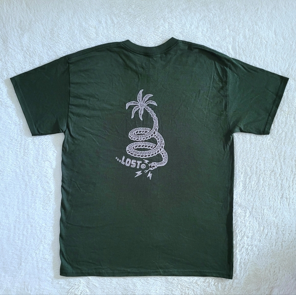 ...lost International Serpent🐍 Palm Tree🌴 Graphic Tee👕 - NWOT - Picture 7 of 12